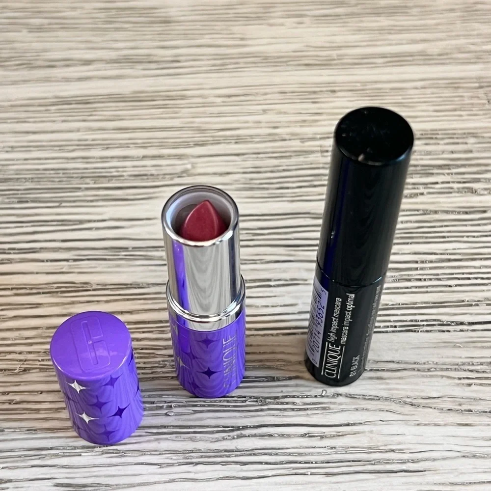 🆕 Clinique Black Mascara and Lipstick Duo - FREE BAG WITH PURCHASE!!
